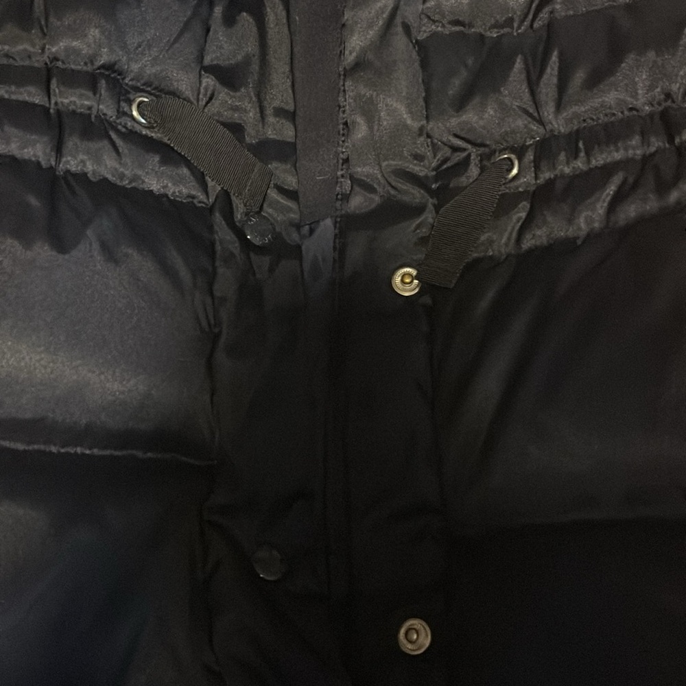 Navy Girls Gap Kids Puffer Parka - Large - Picture 3 of 5